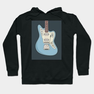 Sonic Blue HH Jag Guitar Hoodie